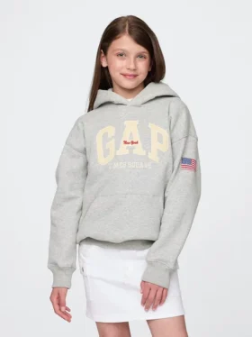 Kinder-Hoodie „Vintagesoft NYC Times Square“