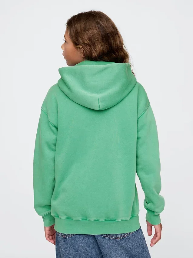Kinder-Hoodie „Vintagesoft NYC Times Square“