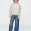 Kinder-Hoodie „Vintagesoft NYC Times Square“