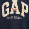 Kinder-Hoodie „Vintagesoft NYC Times Square“