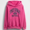 Kinder-Hoodie „Vintagesoft NYC Times Square“