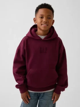 Kinder-Hoodie „Vintagesoft Relaxed“ mit Logo
