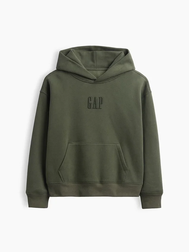 Kinder-Hoodie „Vintagesoft Relaxed“ mit Logo