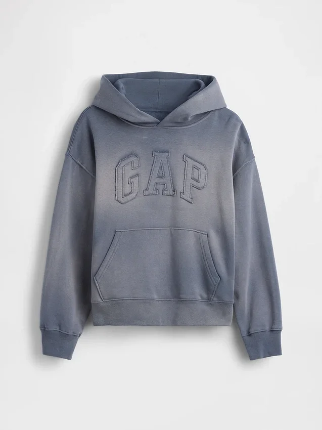 Kinder-Hoodie „Vintagesoft Relaxed“ mit Logo