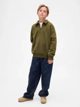 Kinder-Jeans „Camo Easy Baggy“