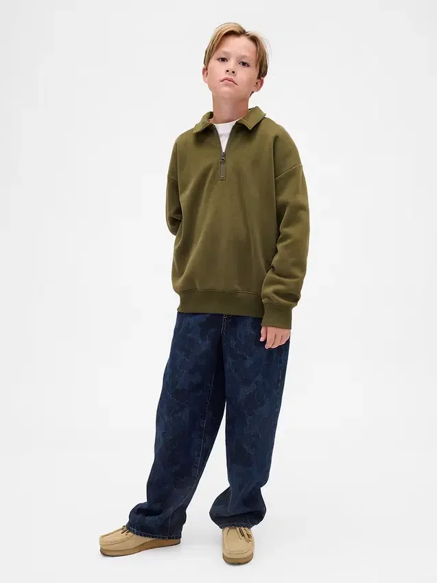 Kinder-Jeans „Camo Easy Baggy“