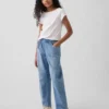 Kinder-Jeans „High Rise Easy Barrel“