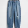 Kinder-Jeans „High Rise Easy Barrel“
