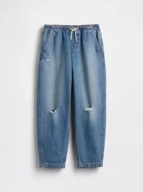 Kinder-Jeans „High Rise Easy Barrel“