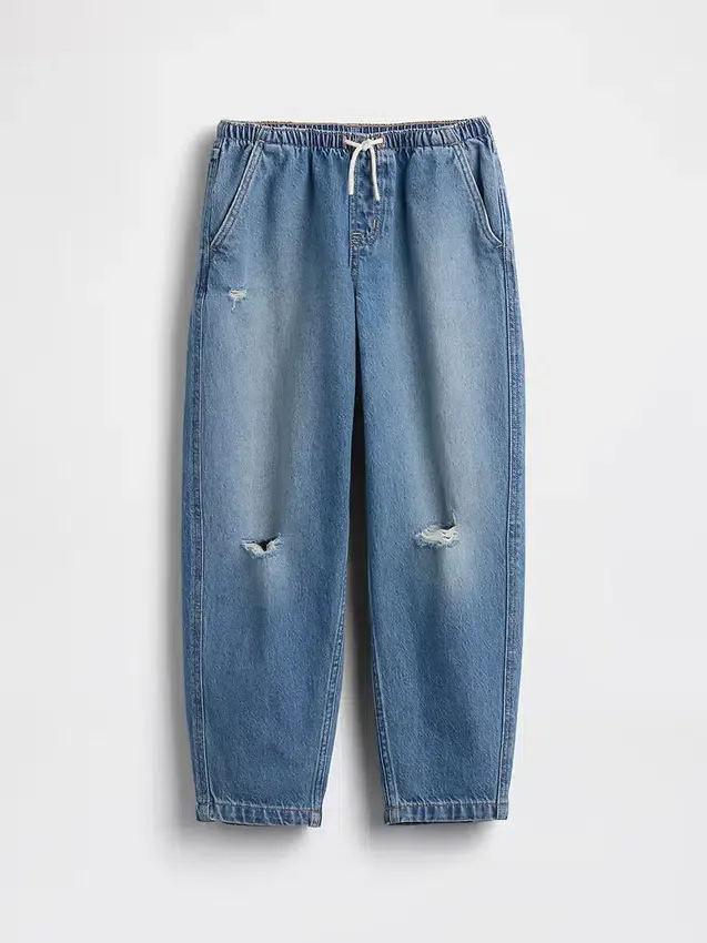 Kinder-Jeans „High Rise Easy Barrel“