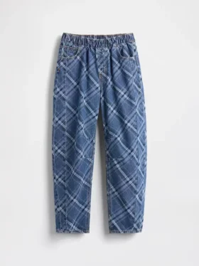 Kinder-Jeans „High Rise Easy Barrel“