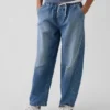Kinder-Jeans „High Rise Easy Barrel“
