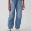 Kinder-Jeans „High Rise Easy Barrel“