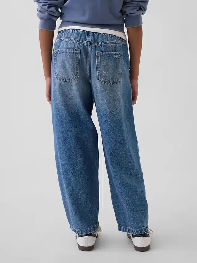 Kinder-Jeans „High Rise Easy Barrel“