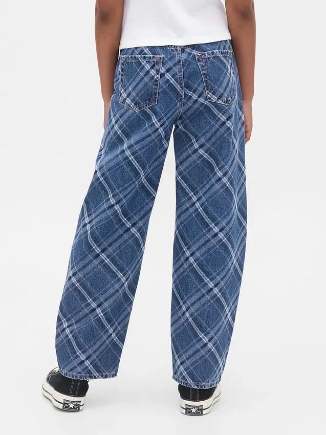 Kinder-Jeans „High Rise Easy Barrel“