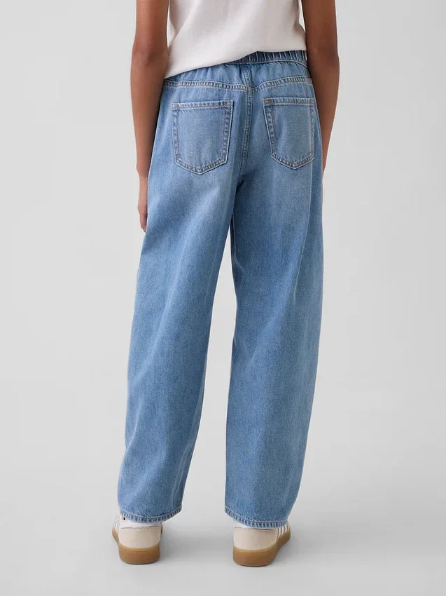 Kinder-Jeans „High Rise Easy Barrel“