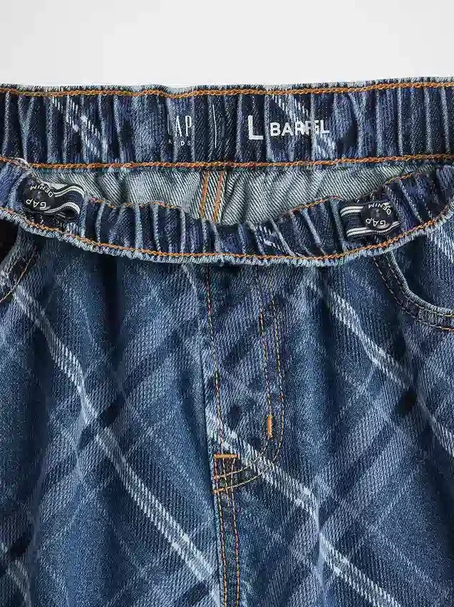 Kinder-Jeans „High Rise Easy Barrel“