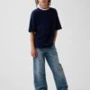 Kinder-Jeans im 90er-Jahre-Stil, locker geschnitten