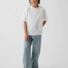 Kinder-Jeans im 90er-Jahre-Stil, locker geschnitten