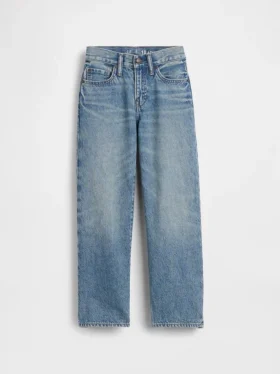 Kinder-Jeans im 90er-Jahre-Stil, locker geschnitten