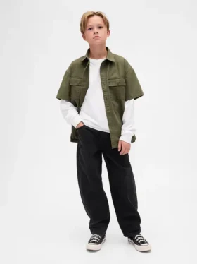 Kinder-Jeans im Baggy-Taper-Schnitt