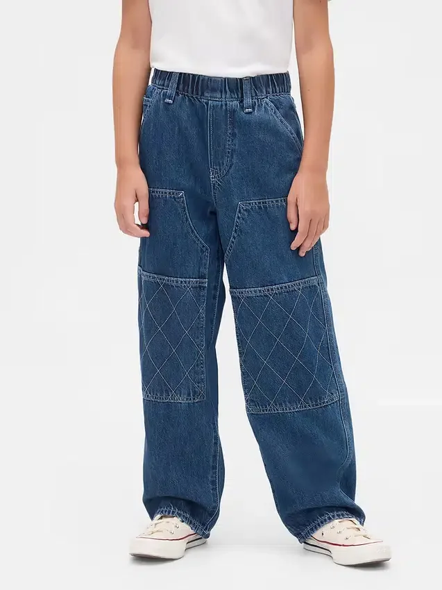 Kinder-Jeans im lockeren Baggy-Carpenter-Stil