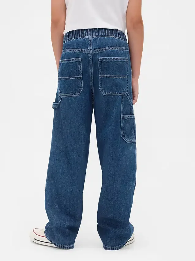 Kinder-Jeans im lockeren Baggy-Carpenter-Stil