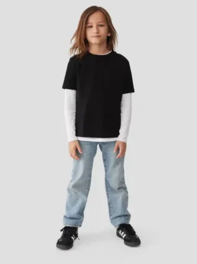 Kinder-Jeans im Relaxed-Straight-Schnitt