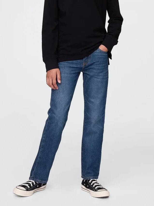 Kinder-Jeans im Relaxed-Straight-Schnitt