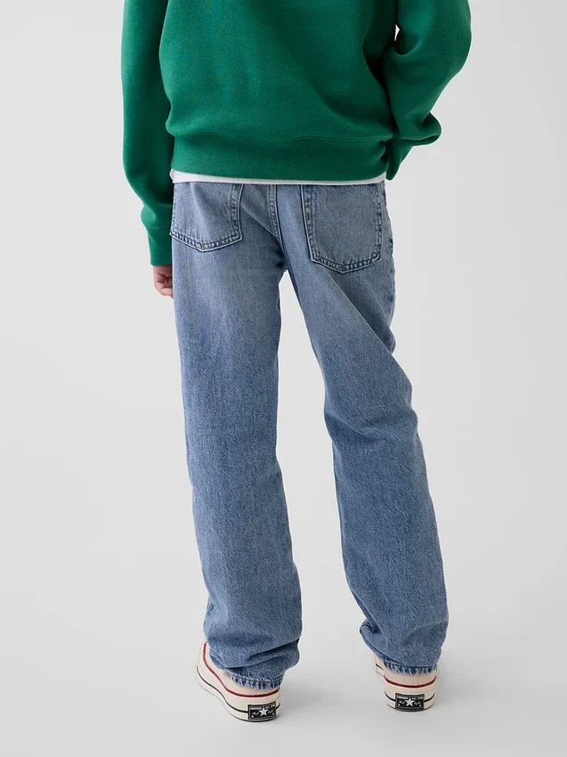 Kinder-Jeans im Relaxed-Straight-Schnitt