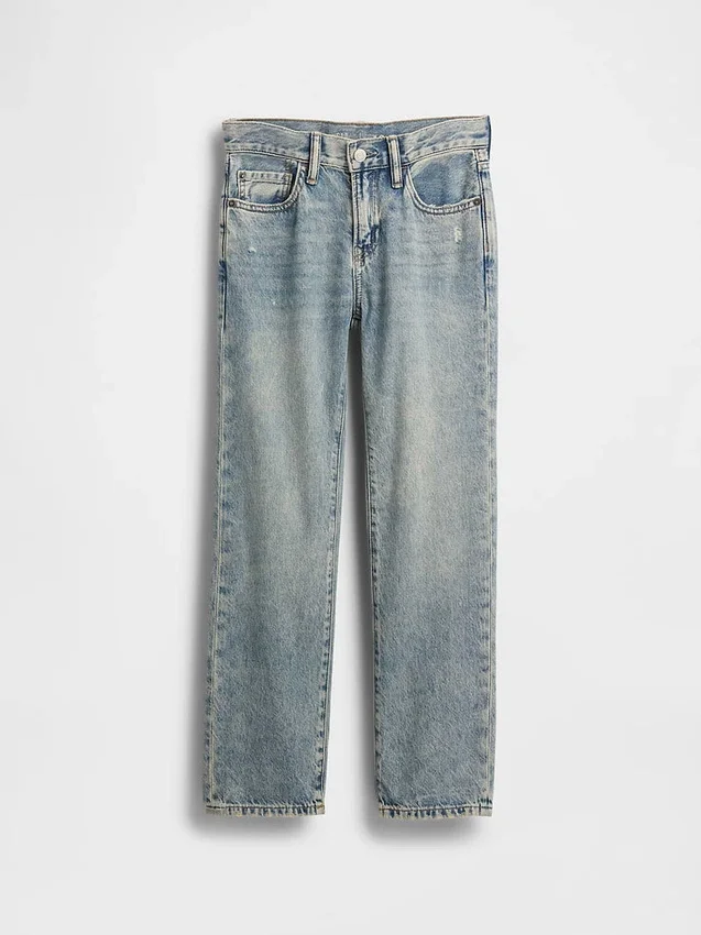 Kinder-Jeans im Relaxed-Straight-Schnitt
