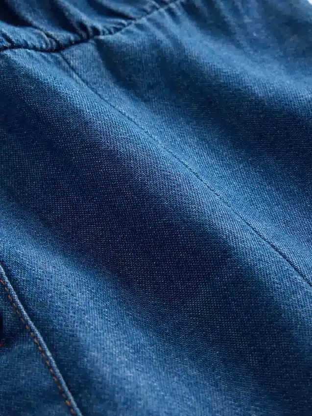 Kinder-Jeans-Kleid mit tief sitzender Taille