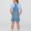 Kinder-Jeans-Latzkleid