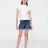Kinder-Jeans-Midi-Shorts