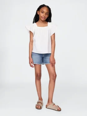 Kinder-Jeans-Midi-Shorts
