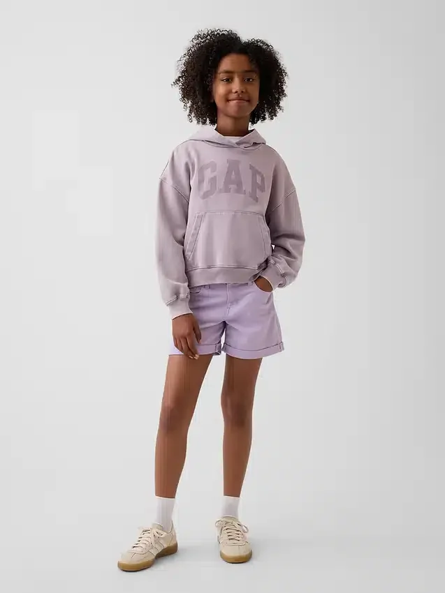 Kinder-Jeans-Midi-Shorts