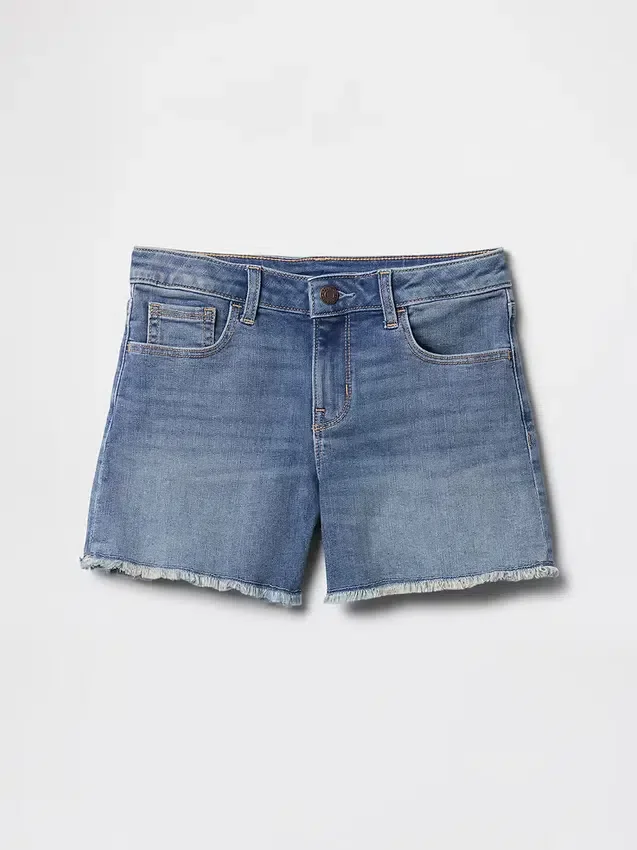Kinder-Jeans-Midi-Shorts