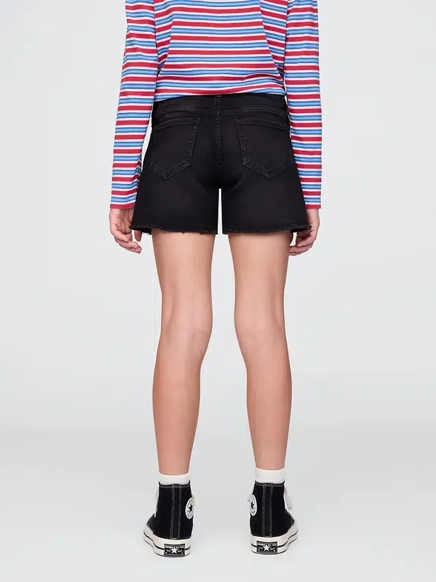 Kinder-Jeans-Midi-Shorts