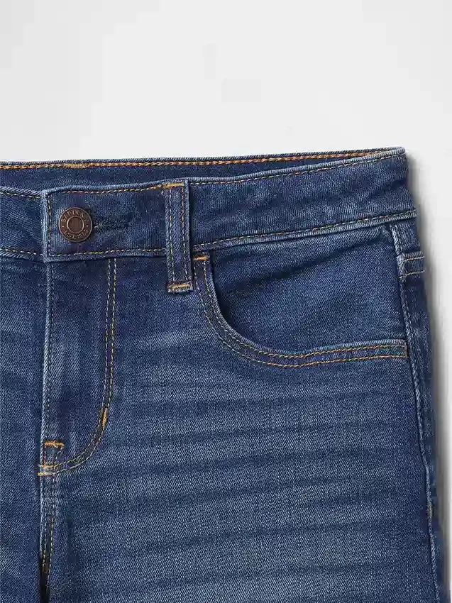 Kinder-Jeans-Midi-Shorts