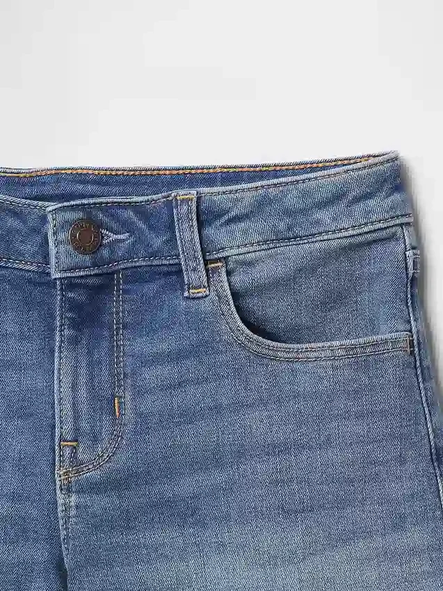 Kinder-Jeans-Midi-Shorts