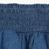 Kinder-Jeans-Mini-Skort mit Smokarbeit