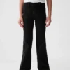 Kinder-Jeans mit hoher Leibhöhe im 70er-Jahre-Flare-Stil