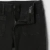 Kinder-Jeans mit hoher Leibhöhe im 70er-Jahre-Flare-Stil