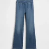 Kinder-Jeans mit hoher Leibhöhe und Crossover-Flare