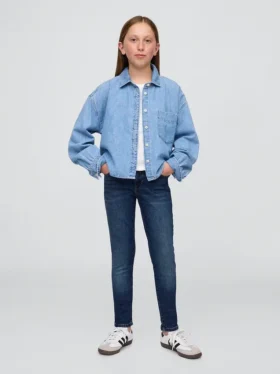 Kinder-Jeans mit mittlerer Leibhöhe für den Alltag im Super-Skinny-Schnitt