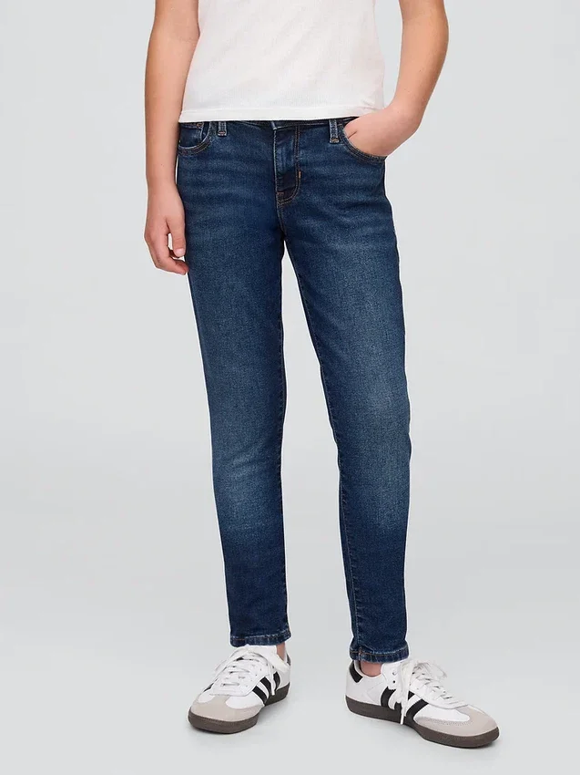 Kinder-Jeans mit mittlerer Leibhöhe für den Alltag im Super-Skinny-Schnitt