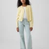 Kinder-Jeans mit niedriger Leibhöhe, Schnürverschluss und lockerem Flare-Schnitt