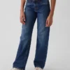 Kinder-Jeans mit niedriger Leibhöhe und geradem Schnitt