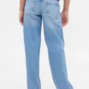 Kinder-Jeans mit niedriger Leibhöhe und geradem Schnitt