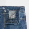 Kinder-Jeans mit niedriger Leibhöhe und geradem Schnitt